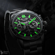 Mark Fairwhale 5880 Mens Watch Business Quartz Wristwatch Original Stainless Steel Chronograph Waterproof Watches for Men