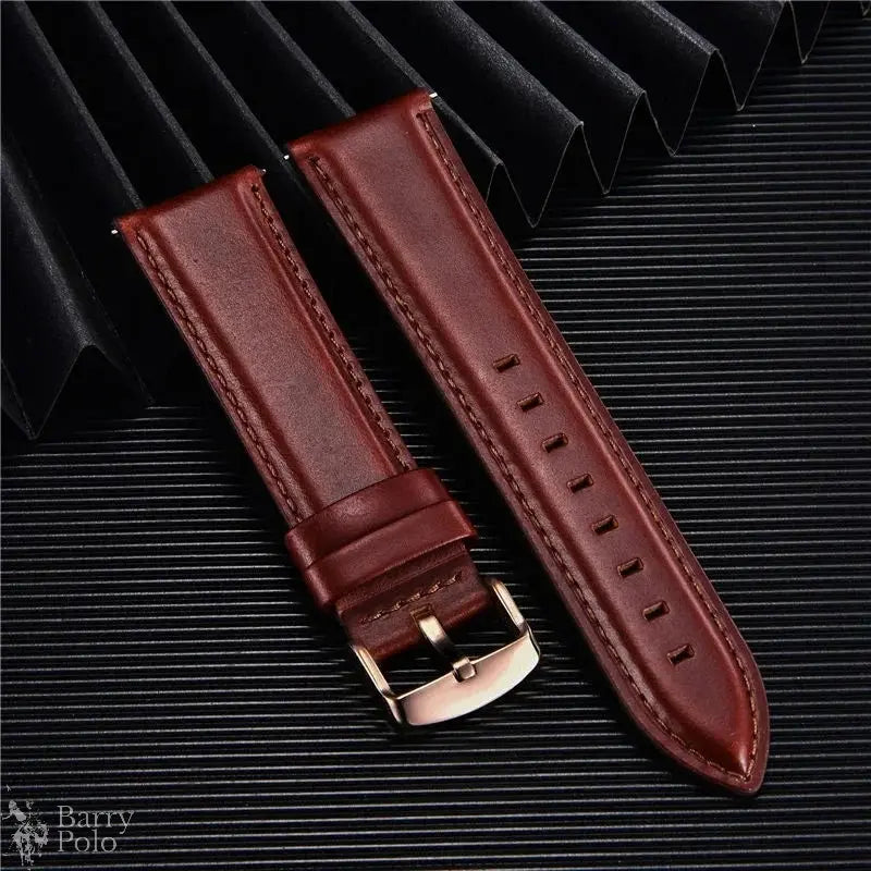 Barry Polo Quick Release Leather Watchbands 18-22mm - Style Meets Convenience Barry Polo