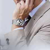 MARK FAIRWHALE 5170 Business Luxury Men Watch Multifunction Chronograph Calendar Quartz Wristwatches Waterproof Watches for Man