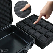 8/15 Slots Waterproof Watch Box,Collection Watch Antique Portable Moisture-proof Mildew-proof Protective Safety Case With Sponge